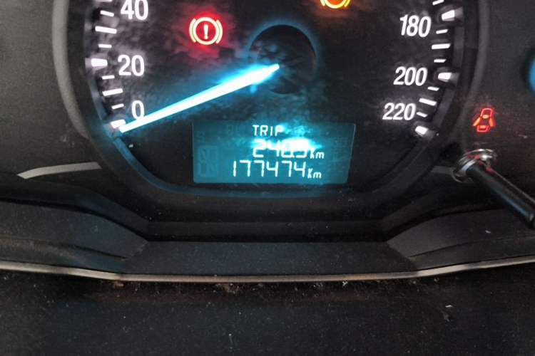 Used Ford Escort 2017 1.5L Manual Comfort Model Odometer Close Up