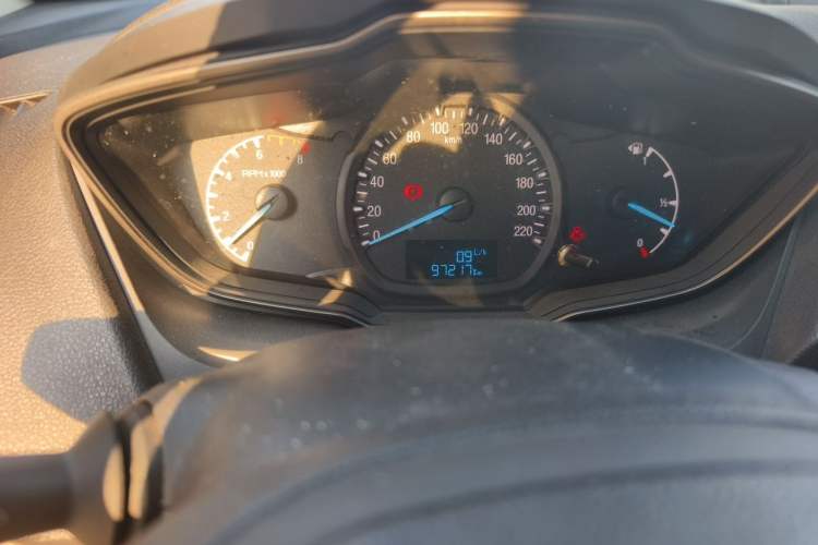 Used Ford Escort 2017 1.5L Manual Comfort Model Odometer Close Up
