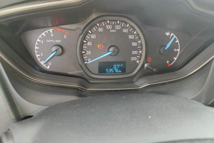 Used Ford Escort 2017 1.5L Manual Comfort Model Odometer Close Up
