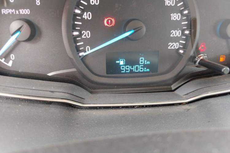 Used Ford Escort 2017 Revised Version 1.5L Manual Comfort Edition Odometer Close Up
