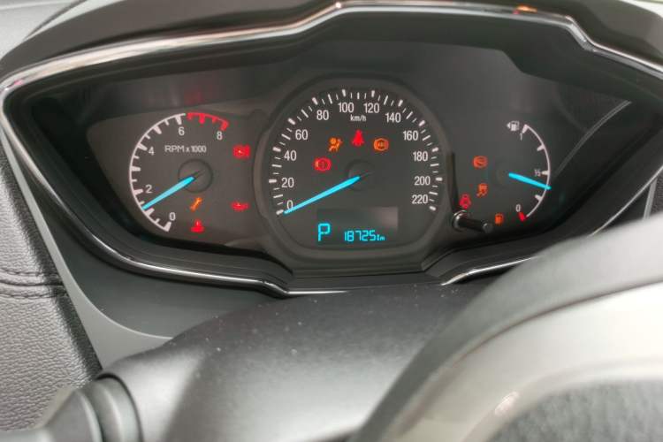 Used Ford Escort 2017 Happiness Edition 1.5L Automatic Fashion Version Odometer Close Up