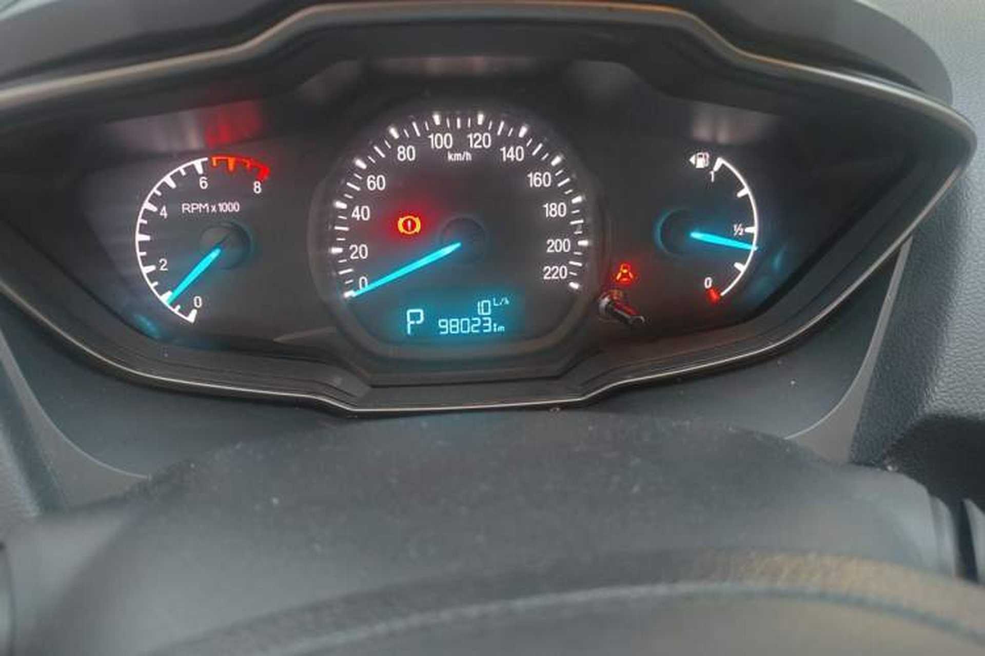 Used Ford Escort 2017 1.5L Automatic Comfort Model Odometer Close Up