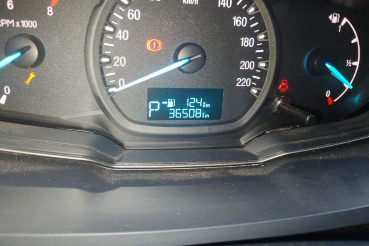 Used Ford Escort 2017 1.5L Automatic Comfort Model Odometer Close Up