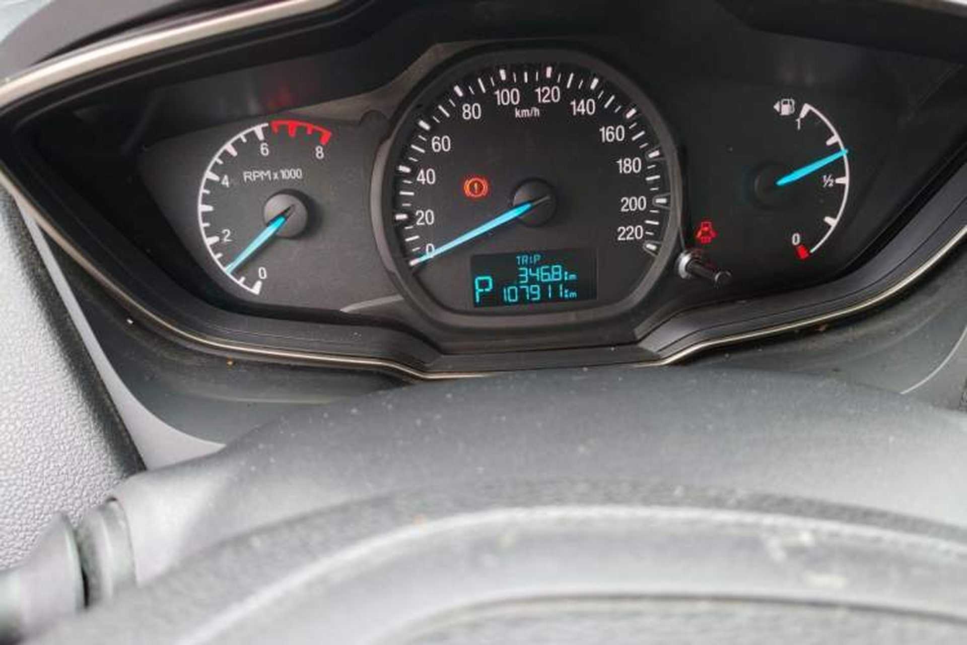 Used Ford Escort 2017 1.5L Automatic Comfort Model Odometer Close Up