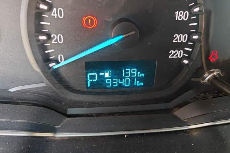 Used Ford Escort 2017 Revised Version 1.5L Automatic Comfort Edition Odometer Close Up
