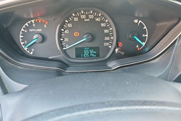 Used Ford Escort 2017 1.5L Manual Comfort Model Odometer Close Up