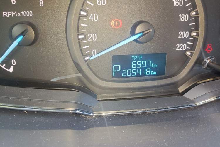 Used Ford Escort 2017 1.5L Automatic Comfort Model Odometer Close Up