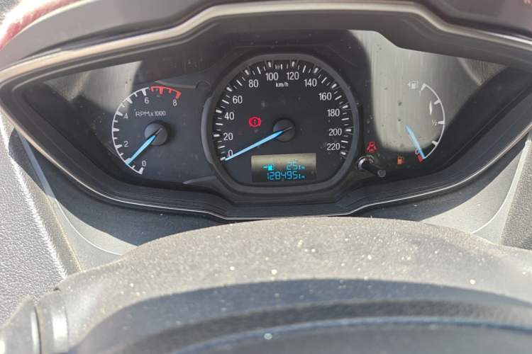 Used Ford Escort 2017 1.5L Manual Comfort Model Odometer Close Up