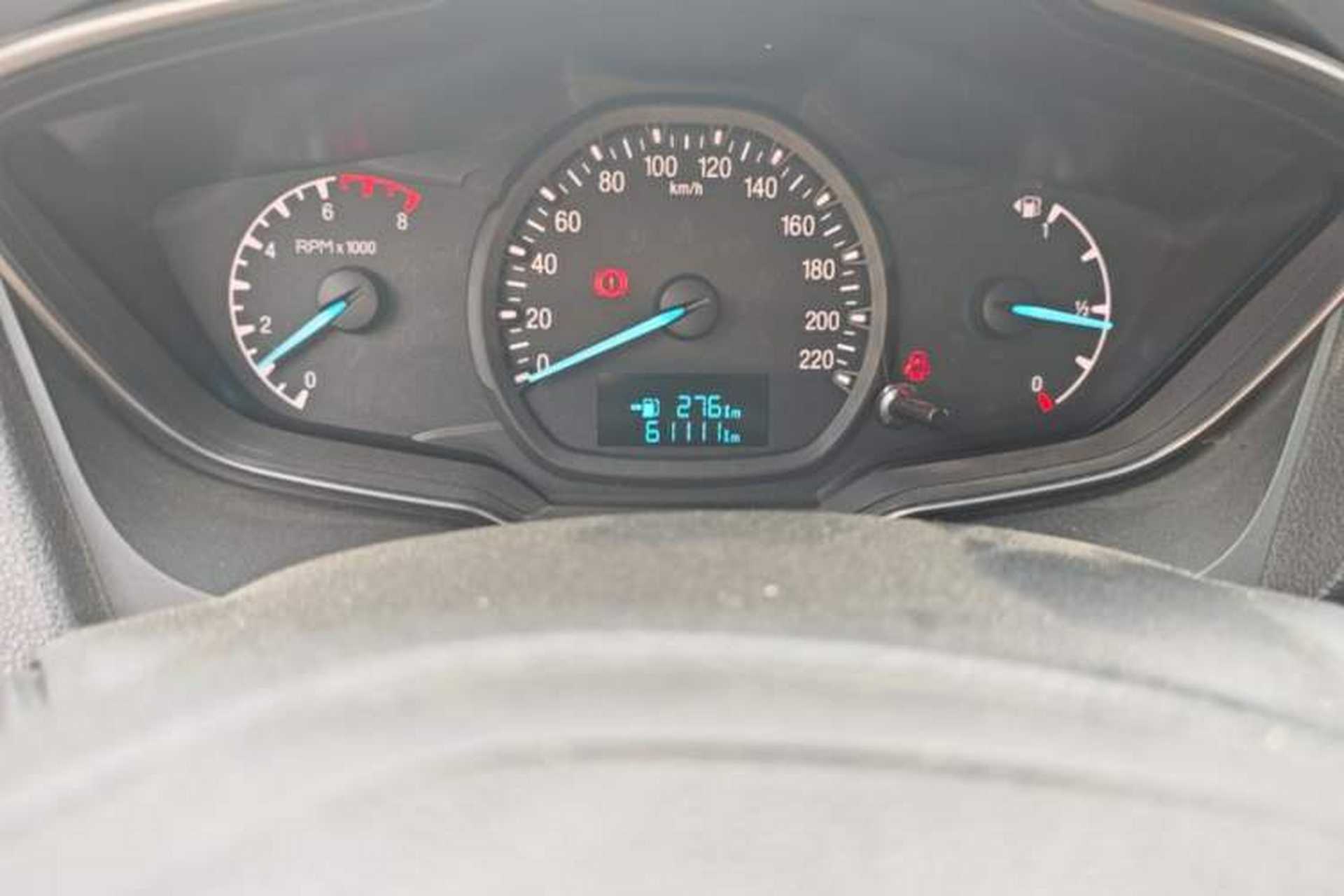 Used Ford Escort 2017 1.5L Manual Comfort Model Odometer Close Up