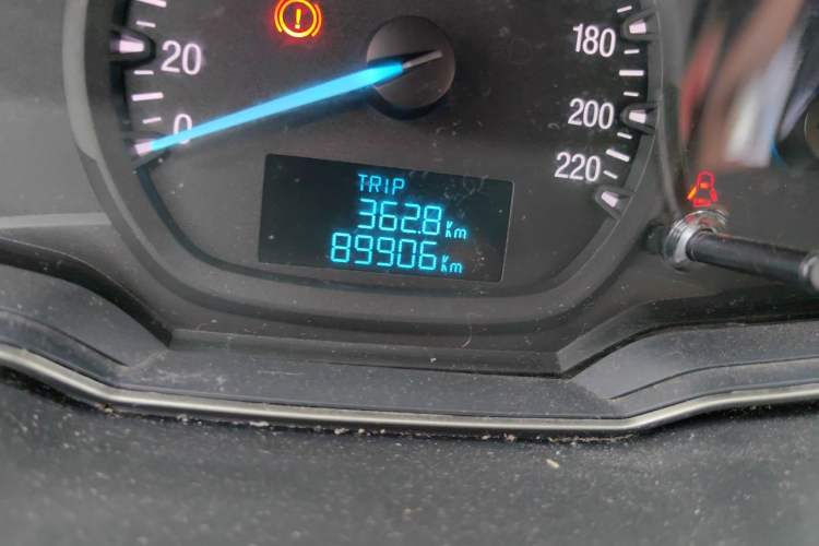 Used Ford Escort 2017 Revised Version 1.5L Manual Comfort Edition Odometer Close Up