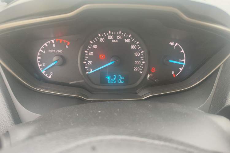 Used Ford Escort 2017 1.5L Manual Comfort Model Odometer Close Up