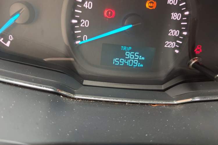 Used Ford Escort 2017 Happy Edition 1.5L Manual Fashion Model Odometer Close Up