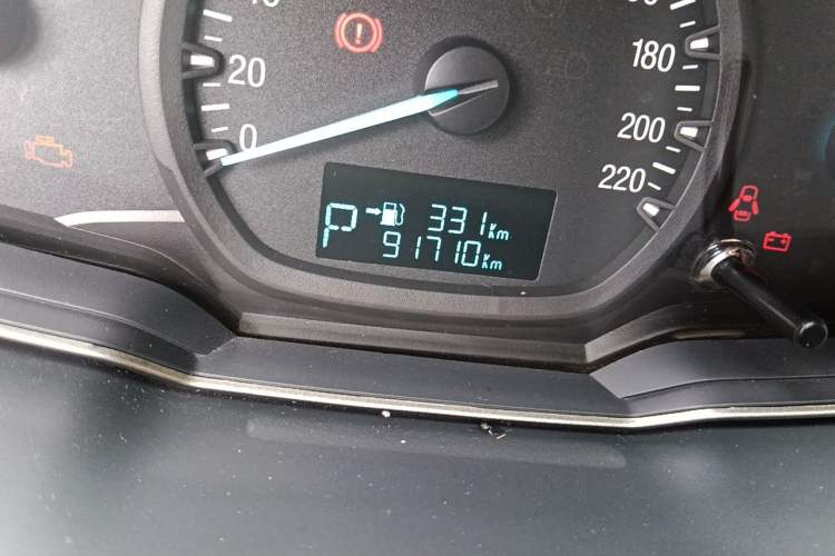Used Ford Escort 2017 Revised Version 1.5L Automatic Comfort Edition Odometer Close Up