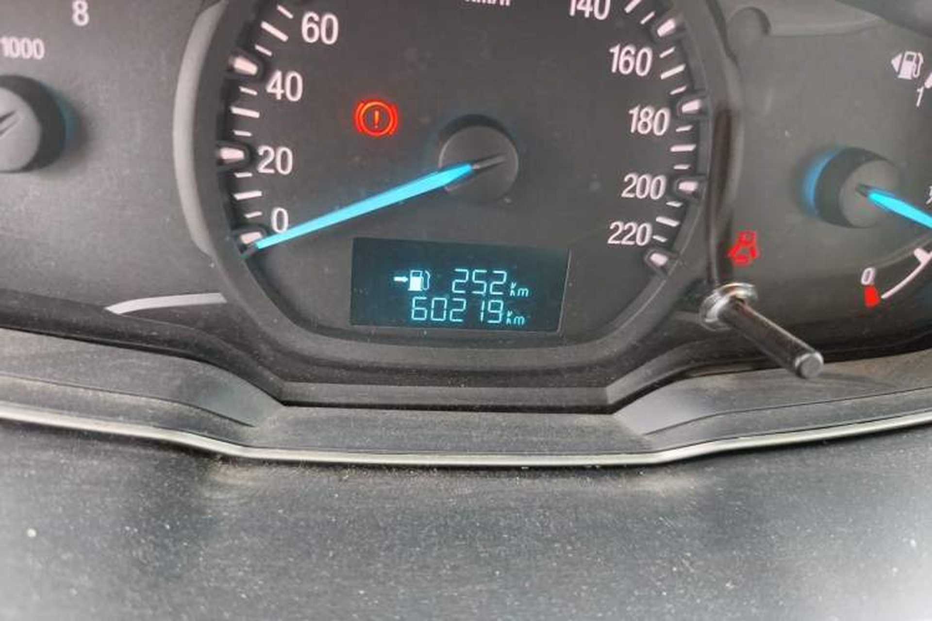 Used Ford Escort 2017 1.5L Manual Comfort Model Odometer Close Up