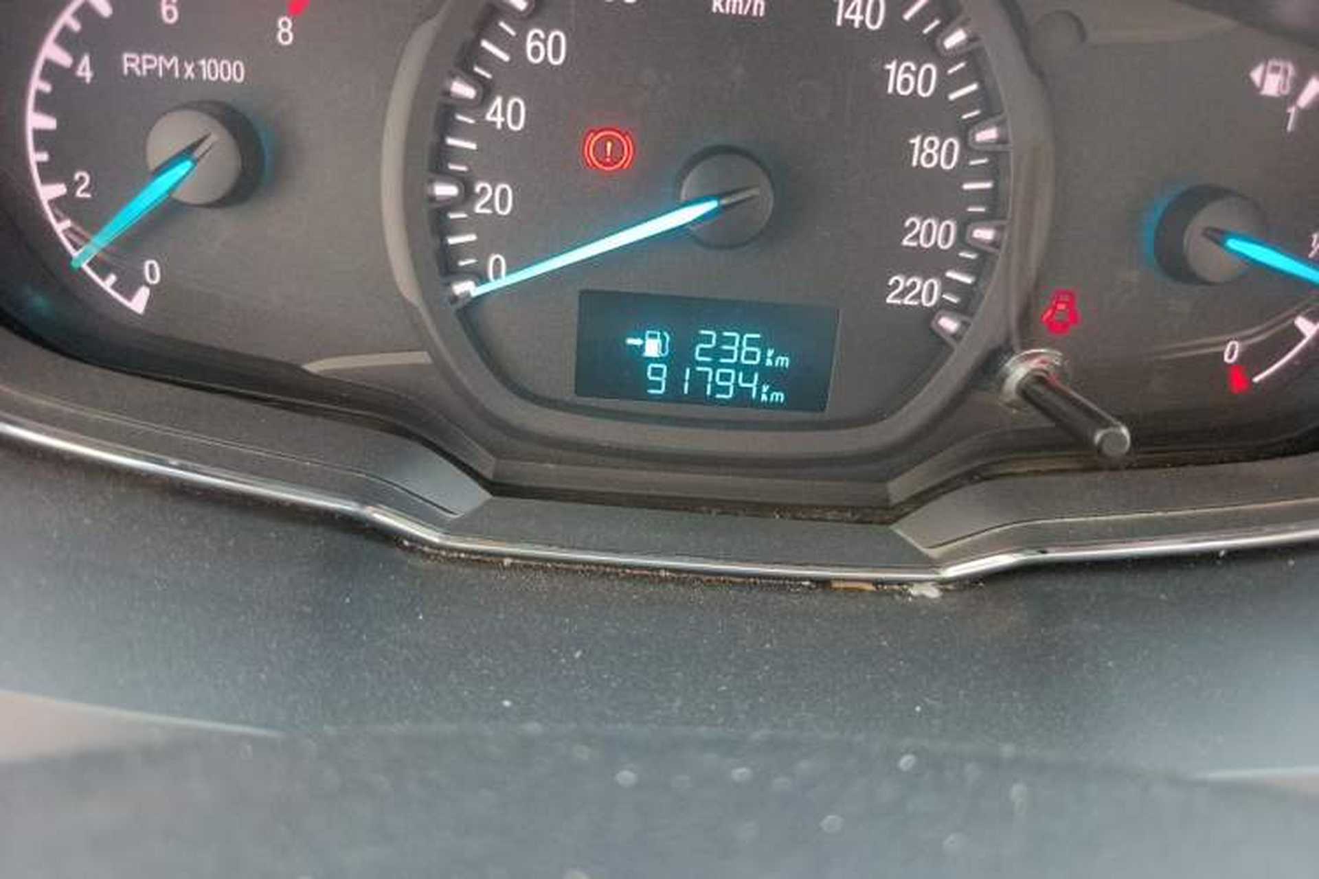 Used Ford Escort 2017 Happy Edition 1.5L Manual Fashion Model Odometer Close Up