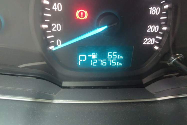 Used Ford Escort 2017 1.5L Automatic Comfort Model Odometer Close Up