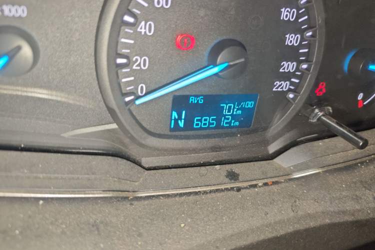 Used Ford Escort 2017 Revised Version 1.5L Automatic Comfort Edition Odometer Close Up