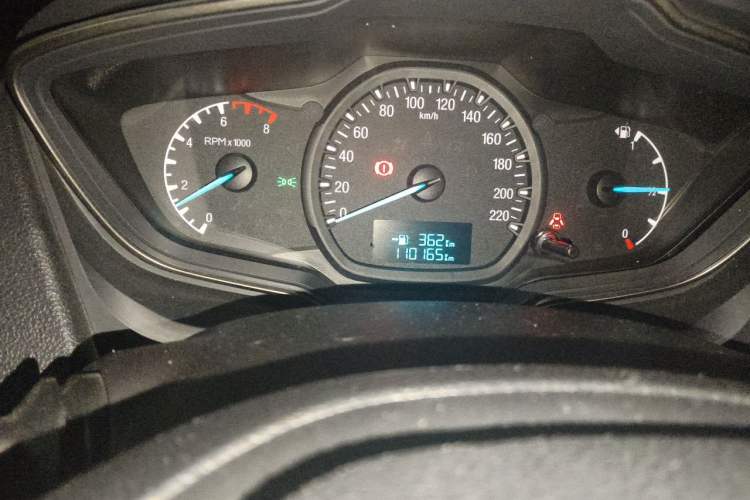 Used Ford Escort 2017 Revised Version 1.5L Manual Comfort Edition Odometer Close Up