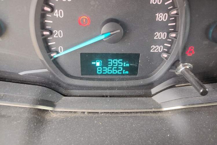 Used Ford Escort 2017 1.5L Manual Comfort Model Odometer Close Up