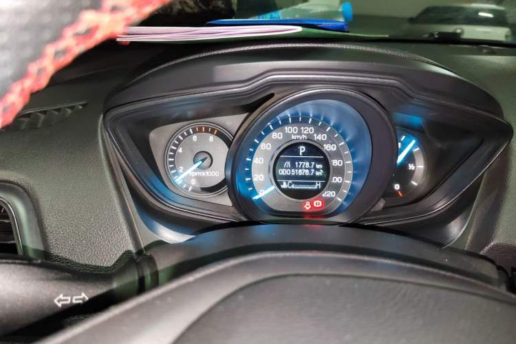 Used Ford Escort 2019 1.5L Automatic ZhiXiang Model Odometer Close Up