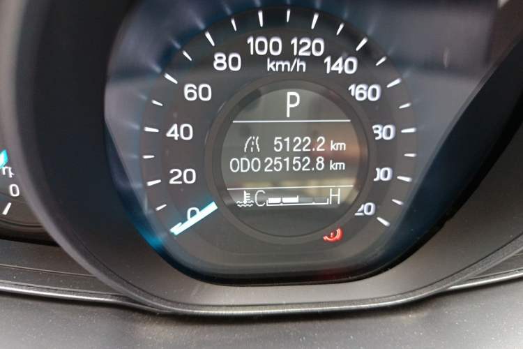 Used Ford Escort 2019 1.5L Automatic ZhiXiang Model Odometer Close Up