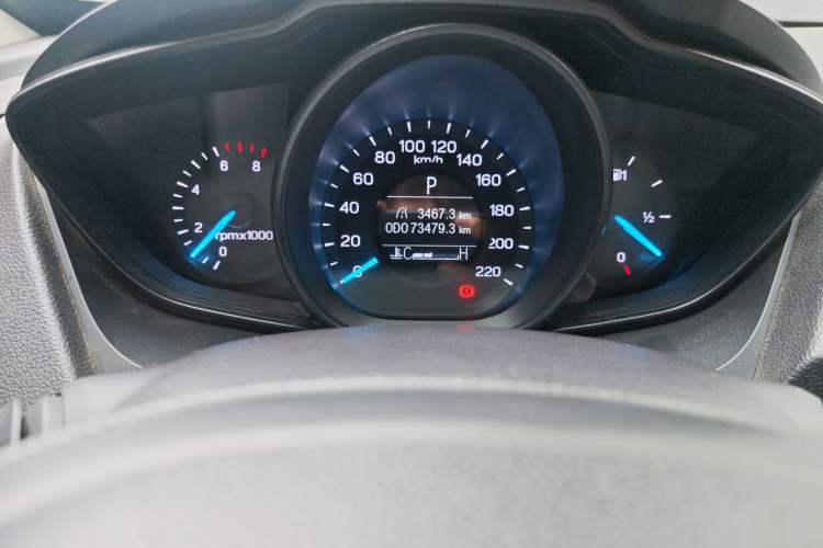 Used Ford Escort 2019 1.5L Automatic ZhiXiang Model Odometer Close Up