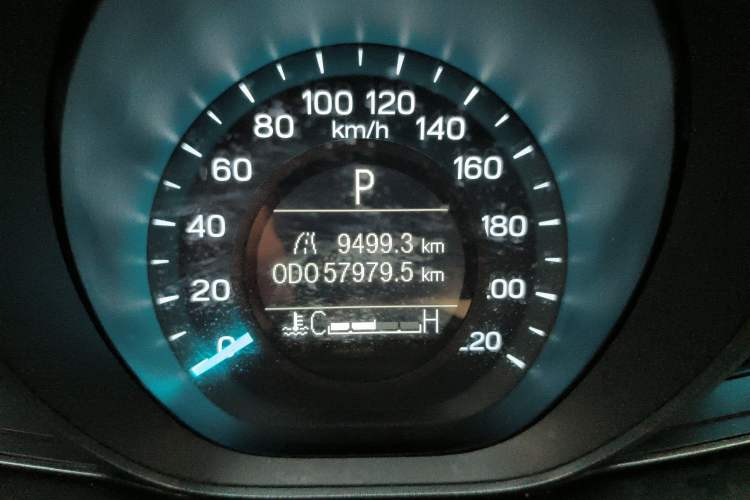 Used Ford Escort 2019 1.5L Automatic ZhiXiang Model Odometer Close Up