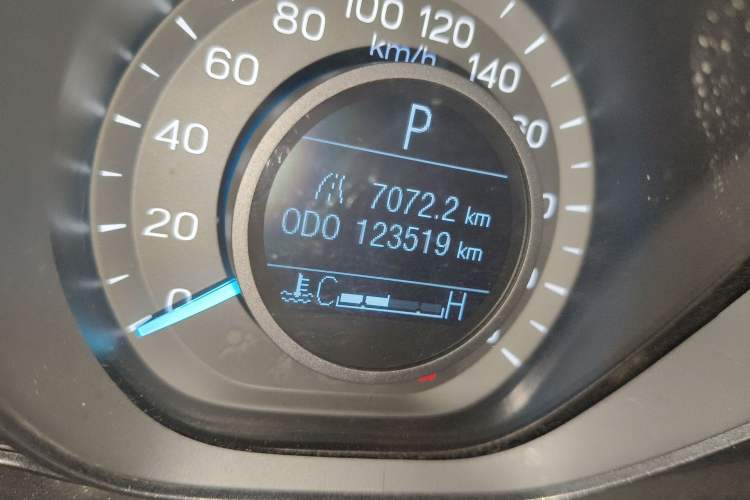 Used Ford Escort 2019 Revised 1.5L Automatic ZhiXiang Version China VI Standard Odometer Close Up