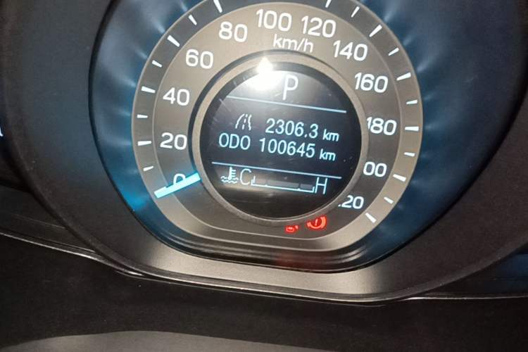Used Ford Escort 2019 1.5L Automatic ZhiXiang Model Odometer Close Up