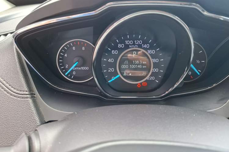 Used Ford Escort 2019 Revised Version 1.5L Automatic Enjoyment Type China VI Standard Odometer Close Up