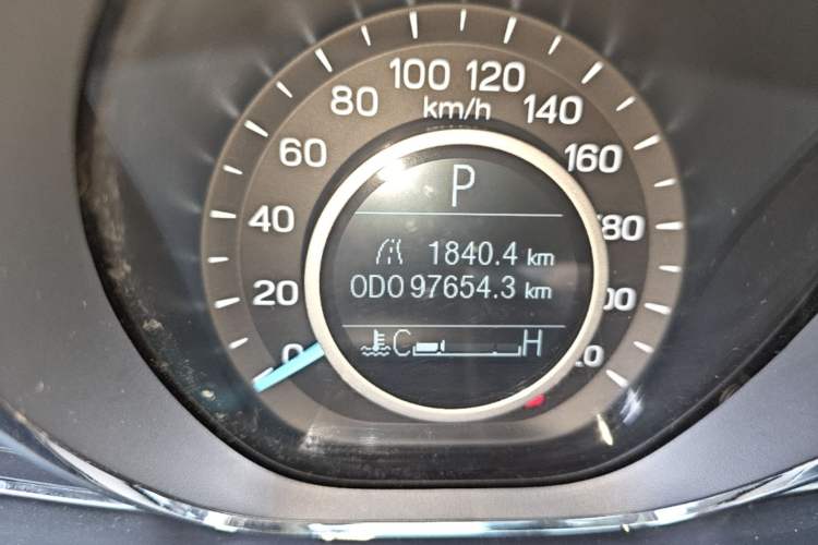 Used Ford Escort 2019 1.5L Automatic Enjoyment Model Odometer Close Up