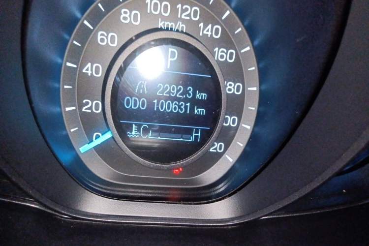 Used Ford Escort 2019 1.5L Automatic ZhiXiang Model Odometer Close Up