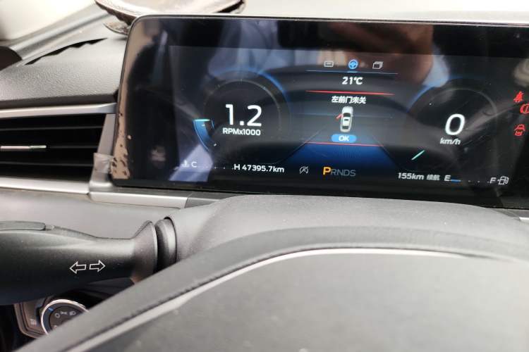 Used Ford Escort 2021 1.5L Automatic Gold Edition Odometer Close Up
