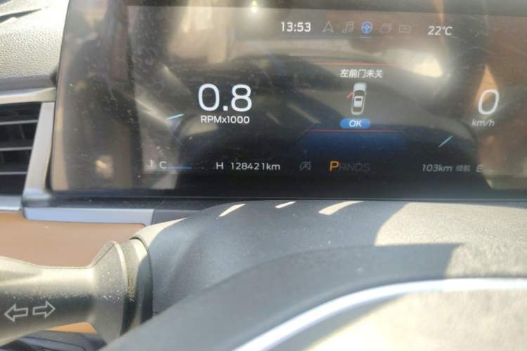 Used Ford Escort 2021 1.5L Automatic Glory Edition Odometer Close Up
