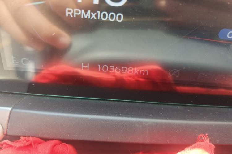 Used Ford Escort 2021 1.5L Automatic Platinum Edition Odometer Close Up