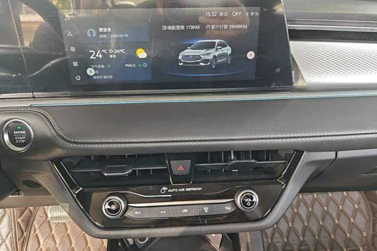 Used Ford Escort 2021 1.5L Automatic Diamond Edition Audio And AC Panel