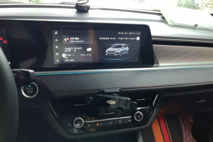 Used Ford Escort 2021 1.5L Automatic Diamond Edition Audio And AC Panel