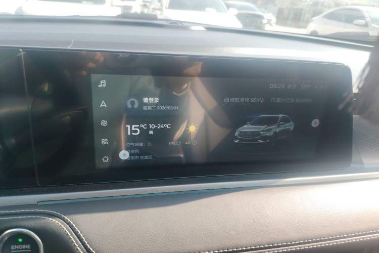 Used Ford Escort 2021 1.5L Automatic Diamond Edition Audio And AC Panel