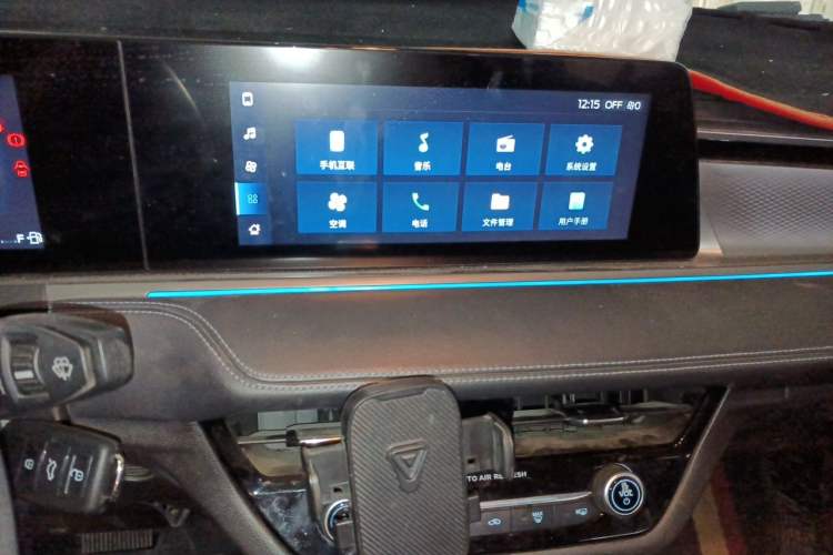 Used Ford Escort 2021 1.5L Automatic Platinum Edition Audio And AC Panel