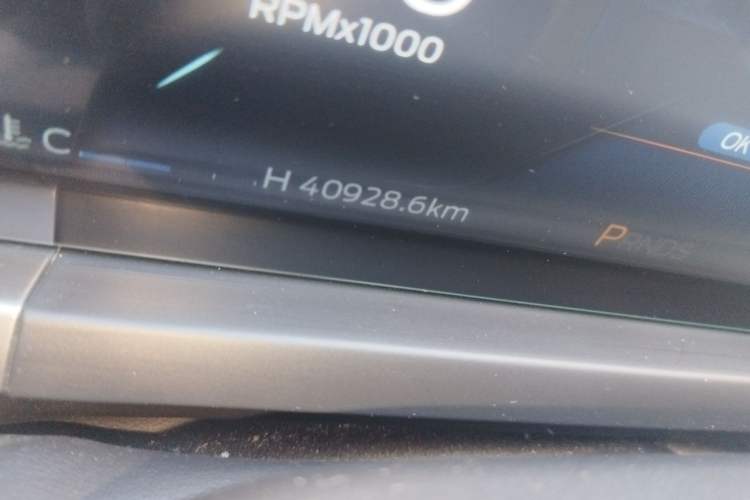 Used Ford Escort 2021 1.5L Automatic Diamond Edition Odometer Close Up