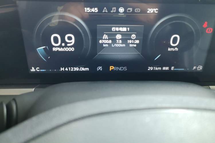 Used Ford Escort 2021 1.5L Automatic Diamond Edition Odometer Close Up
