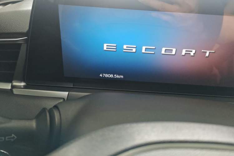 Used Ford Escort 2021 1.5L Automatic Diamond Edition Odometer Close Up
