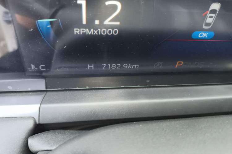 Used Ford Escort 2021 1.5L Automatic Diamond Edition Odometer Close Up