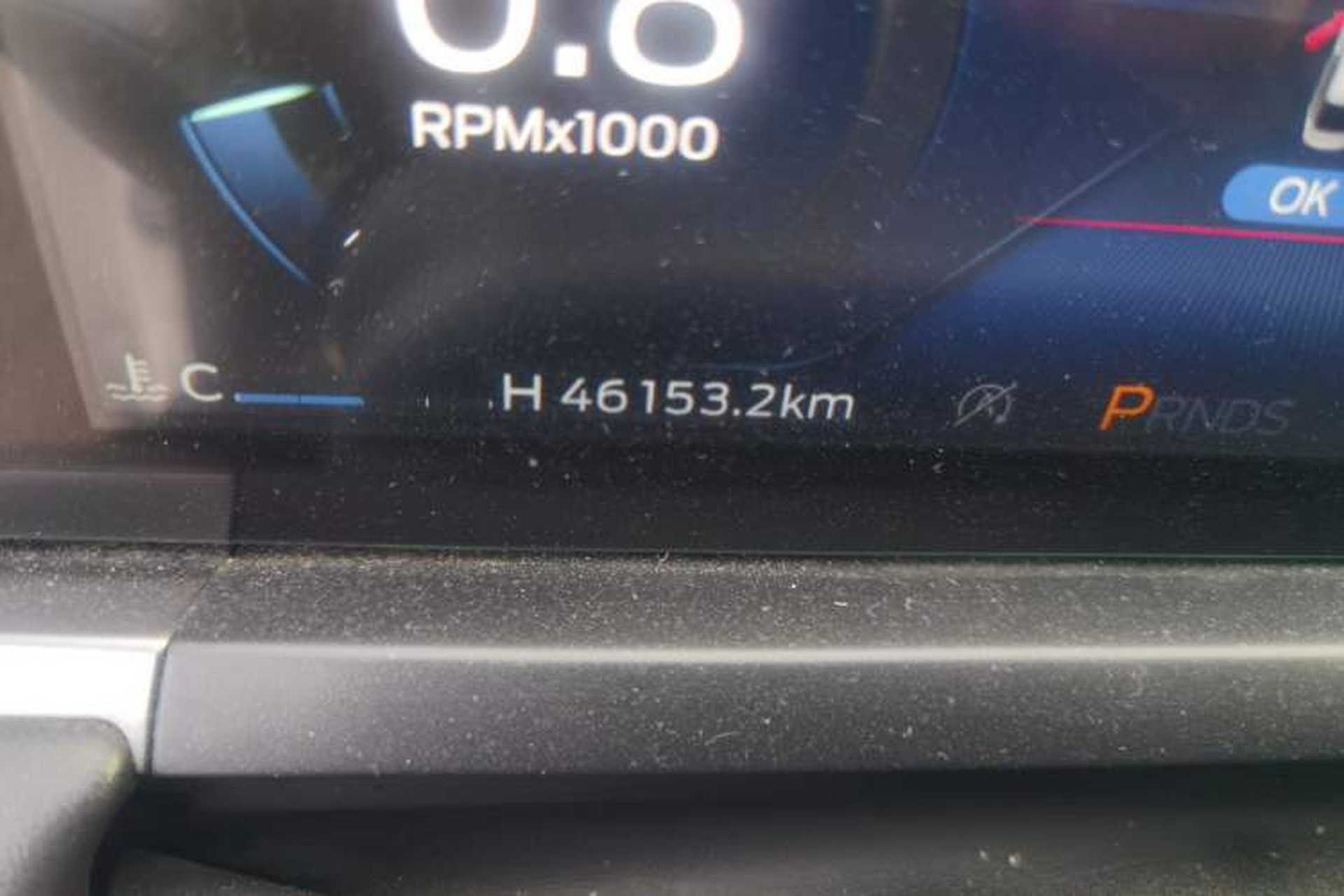 Used Ford Escort 2021 1.5L Automatic Diamond Edition Odometer Close Up