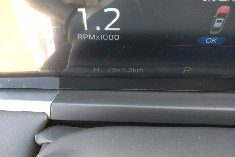 Used Ford Escort 2021 1.5L Automatic Diamond Edition Odometer Close Up