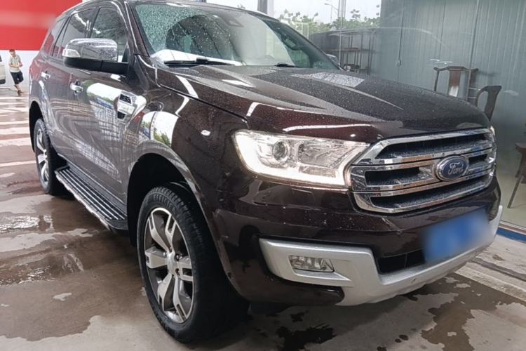 Used Ford Everest 2016 2.0T Gasoline Automatic 4x4 Flagship Edition Front Right 45 Deg