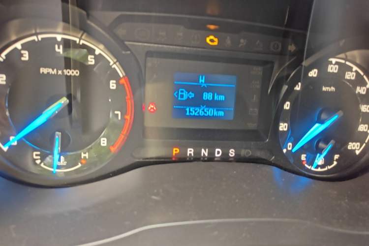 Used Ford Everest 2016 2.0T Gasoline Automatic 4x4 Elite Edition Odometer Close Up