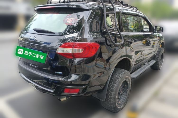 Used Ford Everest 2016 2.0T Gasoline Automatic 4x4 Elite Edition Rear Right 45 Deg