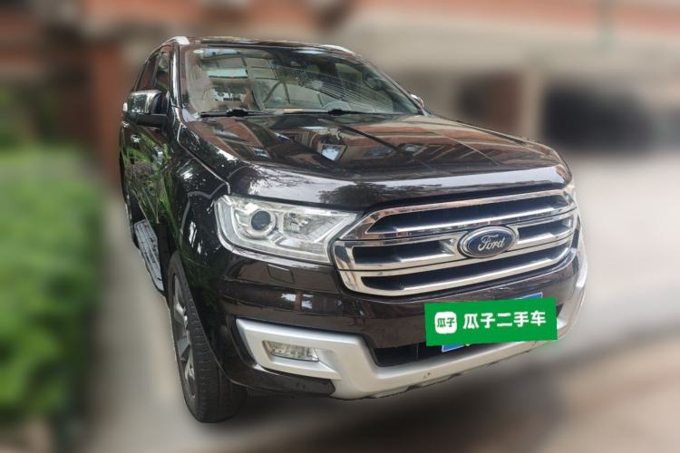Used Ford Everest 2016 2.0T Gasoline Automatic 4x4 Flagship Edition Front Right 45 Deg
