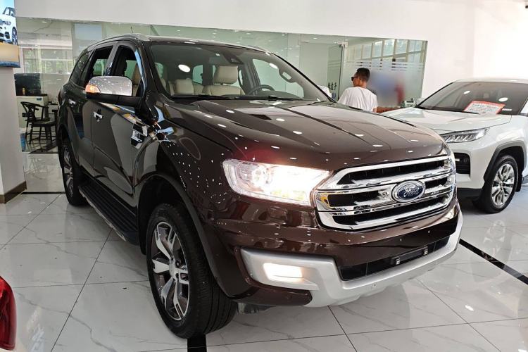 Used Ford Everest 2016 2.0T Gasoline Automatic 4x4 Flagship Edition Front Right 45 Deg